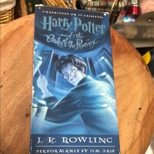 Harry Potter and the order of the phonix 17 cassettes
